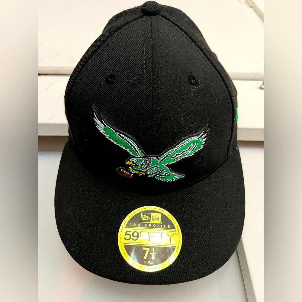 New Era Black and Green Hat
